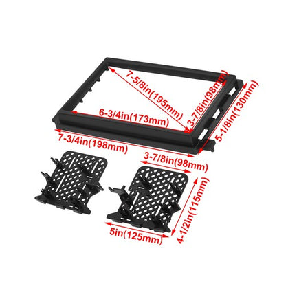 Solid Spare Car Radio Stereo Dash Install Kit with Harness FOR 04-2016 Ford Lincoln Mercury