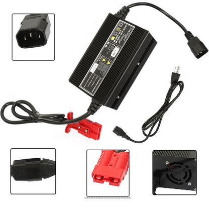 Solid Spare Floor Scrubber Battery Charger 24V with SB50 Style RED Connector 10 Amp