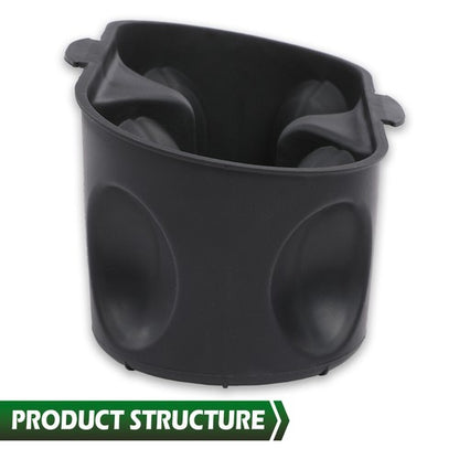Solid Spare Fit For 2011-2020 Grand Caravan/Town & Country Console Cup Holder Insert Black