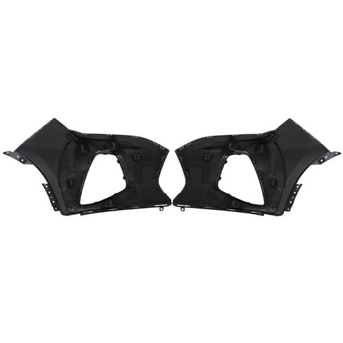Solid Spare Fit For 2019-22 Chevy Blazer RH+LH Front Bumper Upper Cover By Pair Plastic NEW