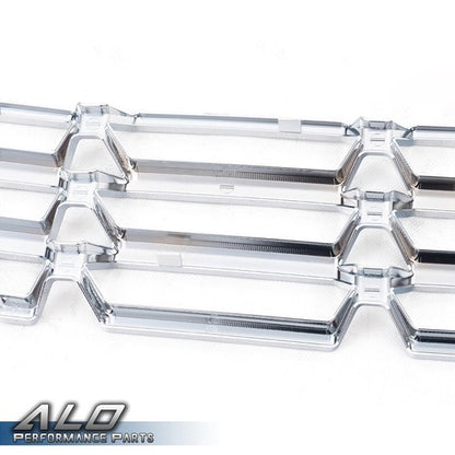 Solid Spare Fit For 16-18 Chevy Silverado 1500 Chrome Grille Overlay Snap On Insert