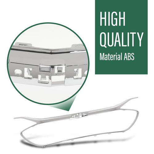 Solid Spare Fit For 19-22 Chevrolet Malibu Chrome Front Grille Trim Middle Frame 84473374