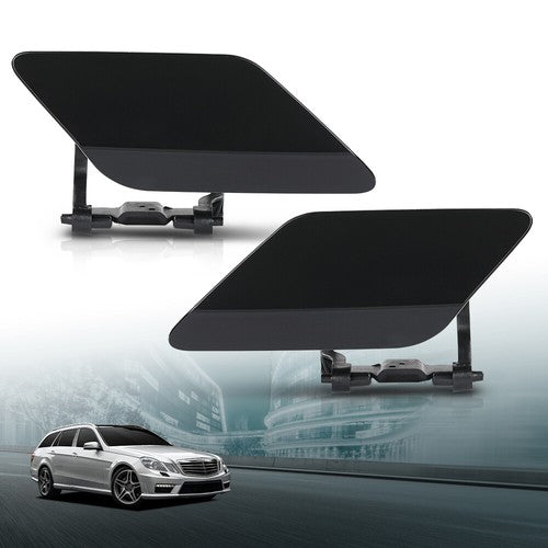 Solid Spare Fit For 2009-2013 Mercedes-Benz E CLASS W212 Headlight Washer Cover Left & Right