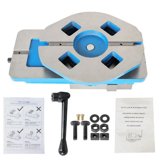 Solid Spare 4" Lockdown CNC Milling Machine Vise With Base New