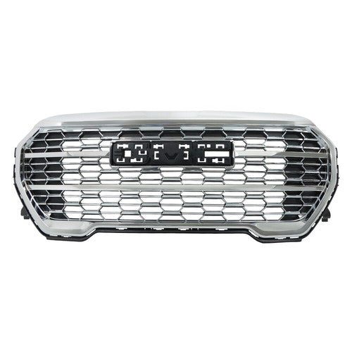 Solid Spare Front Bumper Grille Chrome Without Camera Hole Compatible For GMC Terrain 22-23