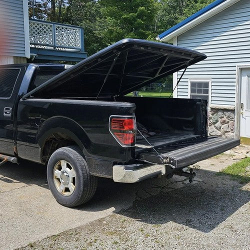 Solid Spare Rear Tailgate For Ford F150 F-150 Pickup 2009-2014 Black Electrophoresis Steel