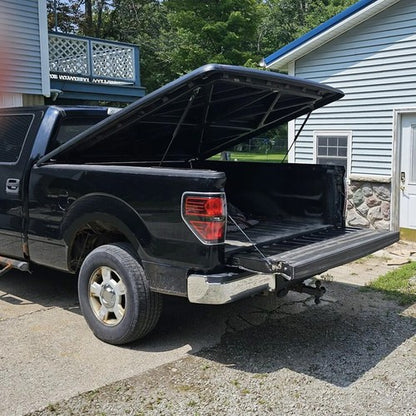 Solid Spare Rear Tailgate For Ford F150 F-150 Pickup 2009-2014 Black Electrophoresis Steel