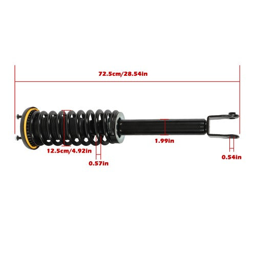 Solid Spare Pair Front Shock Struts Assys w/Electronic C2D16483 For Jaguar XJ XJR 2010-2019