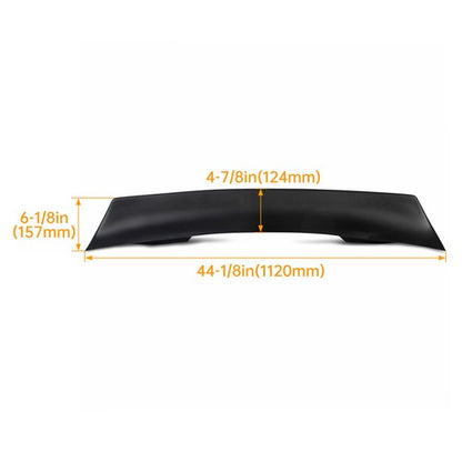 Solid Spare NEW Matte Black Duckbill Style Rear Trunk Lip Wing Spoiler FOR 90-97 Mazda Miata