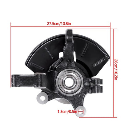Solid Spare For Mercury Mariner 3.0L V6 2005-2011 Front Wheel Hub Bearing Knuckle Assembly