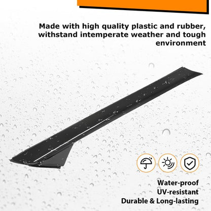 Solid Spare For 11-19 Ford Explorer Left Side Windshield A-Pillar Molding Inner Outer Trim