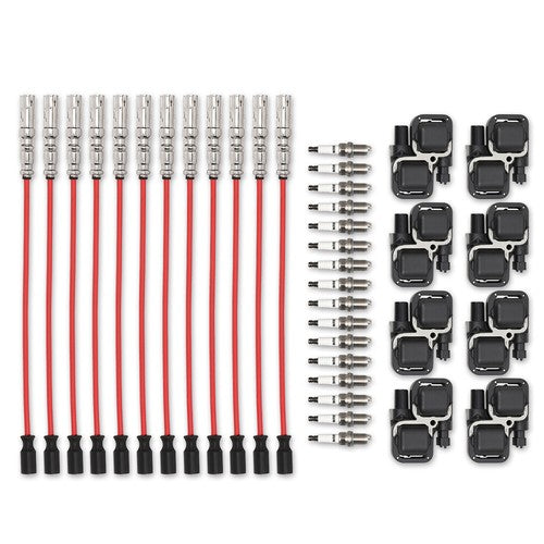 Solid Spare Fit For Mercedes-Benz C CL CLK ML Class Ignition Coil & Spark Plug & Wires