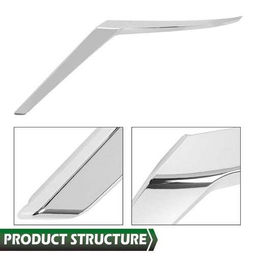 Solid Spare Fit For 2021-2024 Nissan Kicks Front Bumper Cover Molding Driver Side NI1046111