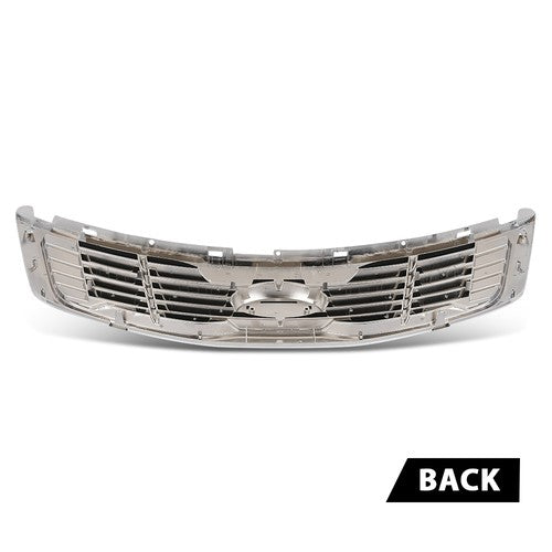 Solid Spare Fit For 2009-2010 Kia Optima Magentis Front Bumper Upper Grille Black Chrome
