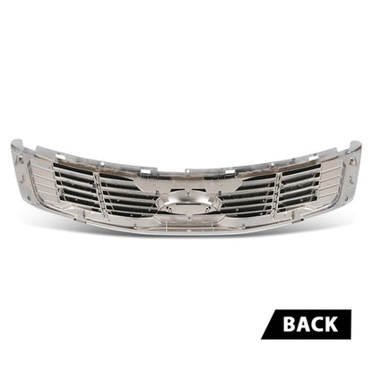 Solid Spare Fit For 2009-2010 Kia Optima Magentis Front Bumper Upper Grille Black Chrome
