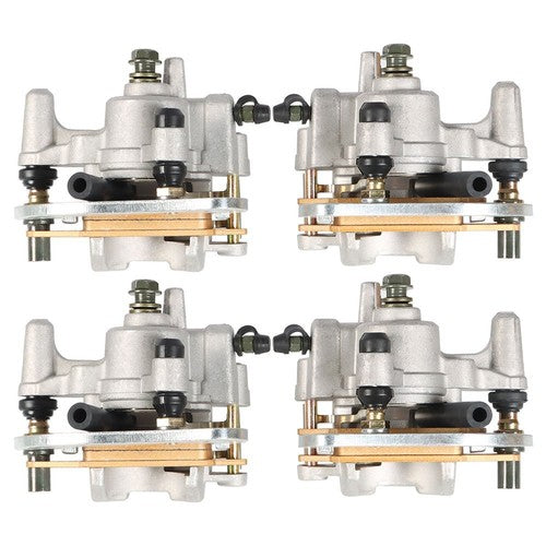 Solid Spare For Yamaha YFM700F/P Grizzly 700 2007-2020 Front & Rear Brake Calipers w/Pads