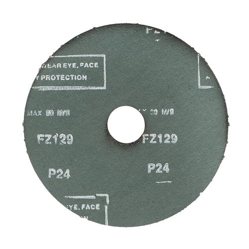 Solid Spare 25 Pack 5 x 7/8 24 Grit Zirconia Resin Fiber Grinding and Sanding Discs