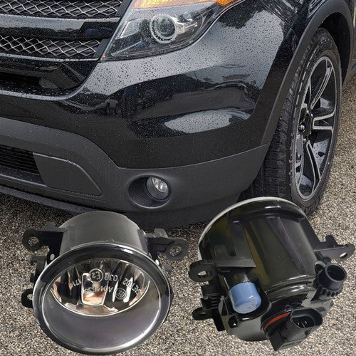 For Ford Explorer 2011-2015 Clear Front Bumper Driving Fog Light Replacement