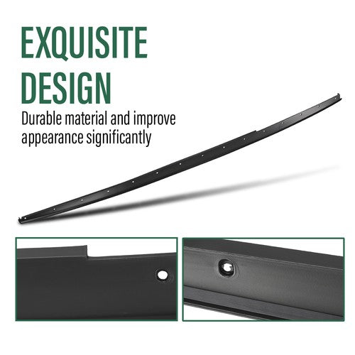 Solid Spare Fit For 12-18 BMW F30 F31 3 Series Sedan M Sport Side Skirt Extension Splitter