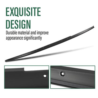 Solid Spare Fit For 12-18 BMW F30 F31 3 Series Sedan M Sport Side Skirt Extension Splitter