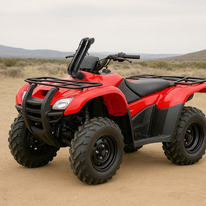 Solid Spare For Honda Rancher 420 TRX420 2007-2013 Twin Snorkel Stacks Snorkel Kit Plastic