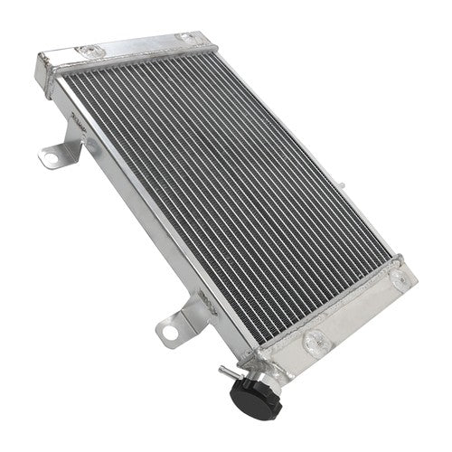 Solid Spare Aluminum Radiator For 2008-2013 09 10 11 Yamaha Rhino 700 YXR700F 1 Row with Cap