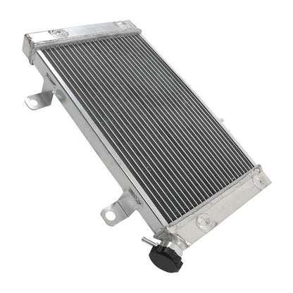 Solid Spare Aluminum Radiator For 2008-2013 09 10 11 Yamaha Rhino 700 YXR700F 1 Row with Cap