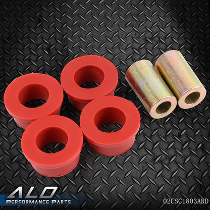Solid Spare Fit For 08-10 Subaru Impreza WRX Rear Lower Control Arm Bushing Kit Red