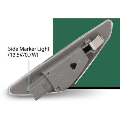 Solid Spare Fit For 2006-2013 BMW X3 F25 X5 E70 X6 E71 E72 Side Marker Turn Signal Light