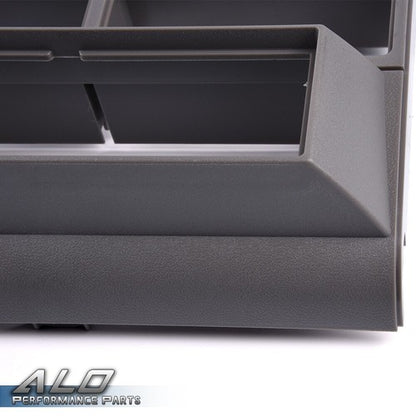 Solid Spare Fit For 88-94 Chevy GMC Trucks Pocket Radio Dash Bezel Kit Mount Trim Gray