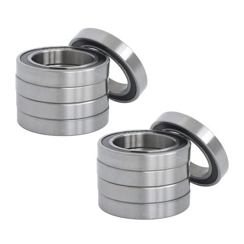 Solid Spare 10Pcs 6909-2RS Bearings 45×68×12mm Double Rubber Seals Deep Groove Ball Bearing