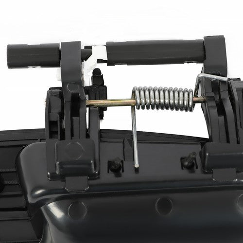 Solid Spare Rear Driver Left Outside Door Handle For 2002-2006 Nissan Altima Black Plastic