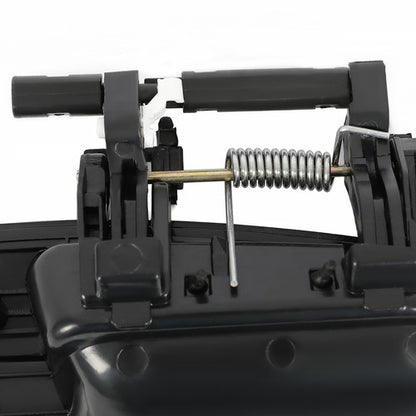 Solid Spare Rear Driver Left Outside Door Handle For 2002-2006 Nissan Altima Black Plastic