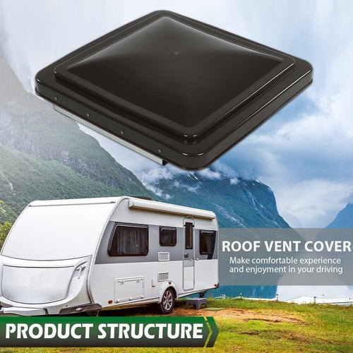 Solid Spare 14"X14" RV Replacement Roof Vent Cover Smoked Camper (Trailer) Vent Cover