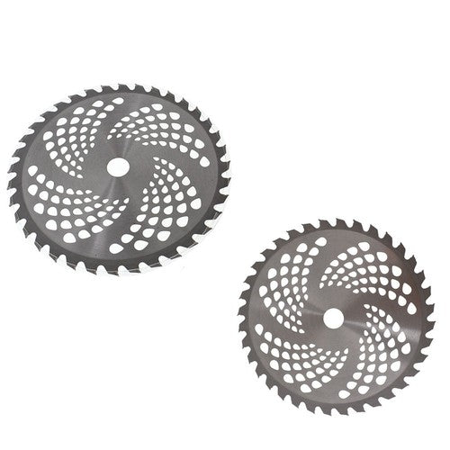 Solid Spare 2 PC -9" x 36T Carbide Tip Brush Blades For Cutter Trimmer Weed Eater