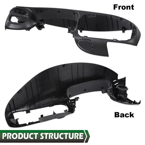 Solid Spare Fit For 1997-2003 Ford F150 Expedition Dash Pad Cover Bezel Panel Replacement
