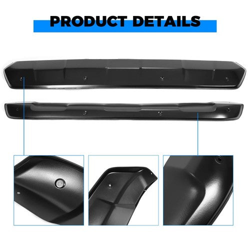 Solid Spare For Toyota RAV4 2019-23 Front Rear Bumper Board Lower Valance Bar Guard 2Pcs