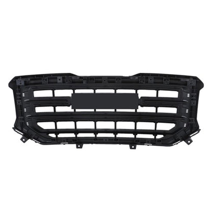Solid Spare Fit For GMC Sierra 1500 2016 2017 2018 Gloss Black Plastic Front Bumper Grille