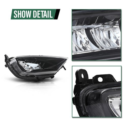 Solid Spare Fit For 2016-2024 Volvo XC60 XC90 S90 V90 Fog Light Driving Lamp Right Side