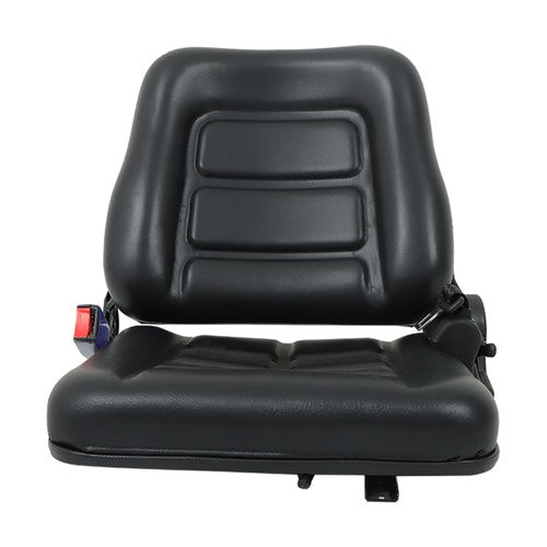 Solid Spare Adjustable PVC Backrest Safety Belt Universial Forklift Tractor Seat Mower