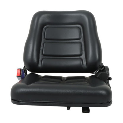 Solid Spare Adjustable PVC Backrest Safety Belt Universial Forklift Tractor Seat Mower