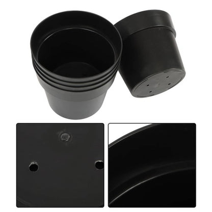 Solid Spare Heavy Duty 5 Gallon Planters Plastic Nursery Pots Flower Plant Pots 5 Pack