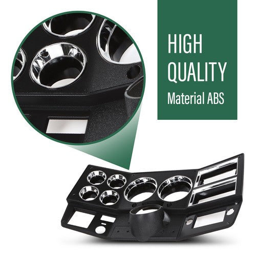 Solid Spare Fit For Chevrolet GMC Truck 1981-1983 Dash Bezel W/ A/C W/ Lower Column Cover