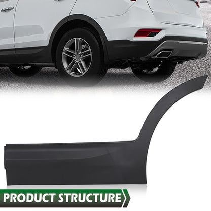 Solid Spare Rear Left Side Door Lower Molding Door Garnish Fit For 2013-2018 Santa Fe Sport