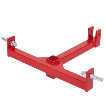 Solid Spare 3 Point 2" Receiver Trailer Tow Hitch Category 1 Tractor Drawbar Attachment