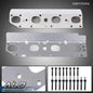 Solid Spare Exhaust Manifold Gasket L+R Bolt Stud Fit For 2009-2018 Ram 1500 2500 3500 5.7L