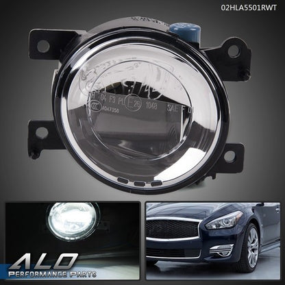 Solid Spare Fit For 16-17 Infiniti Q50 Q70 QX80 Clear LED Fog Light Lamp Right Side
