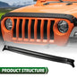 Solid Spare Trail Armor Hood Guard Fit For 2018-2022 Jeep Wrangler JL 20-22 Jeep Gladiator