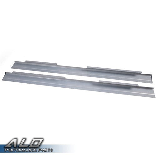 Solid Spare Fit For 01-07 Chevy Silverado GMC Sierra Crew Cab 4Dr Rocker Panels Black