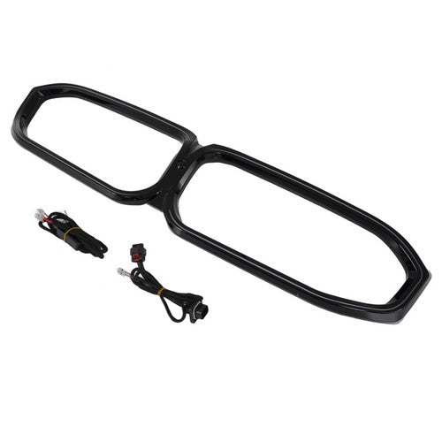 Front Bumper Grille LED Lights Trim Cover For BMW G20 320i 330i M340i 2023-2025